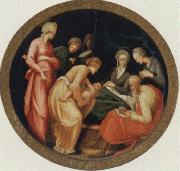 The birth of the Baptist Jacopo Pontormo